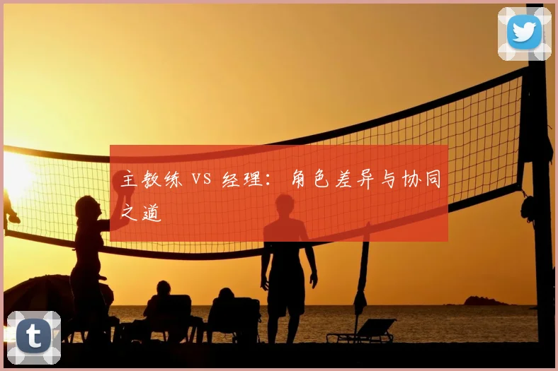 主教练 vs 经理：角色差异与协同之道